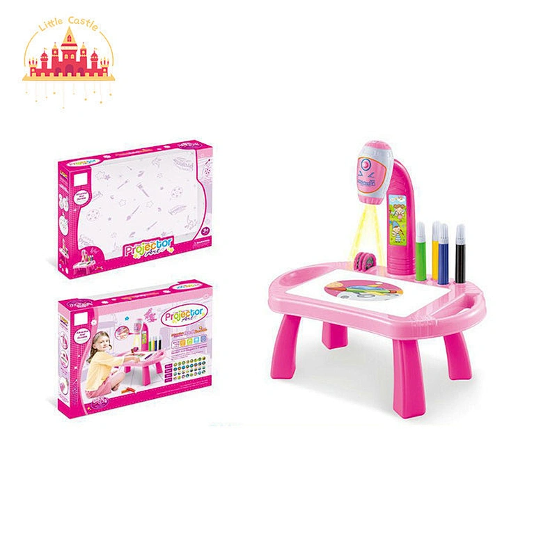 Popular Art Learning Double-sided Plastic Drawing Board Table For Kids SL12B187